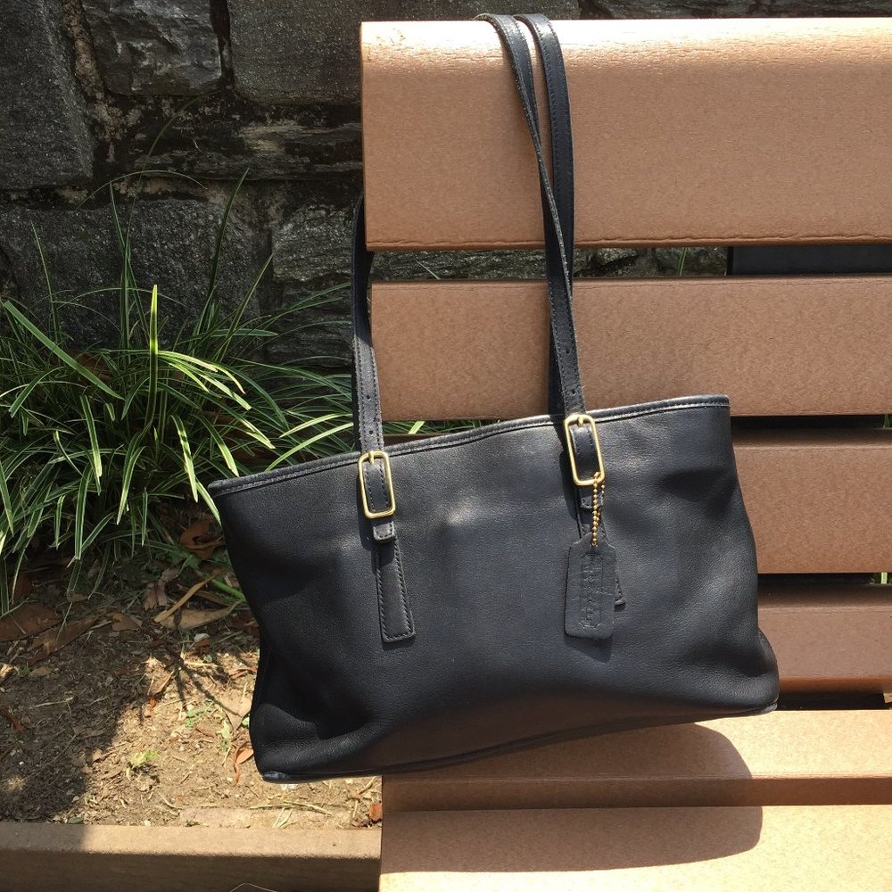 Vintage Coach® Classic Shopper - Black
